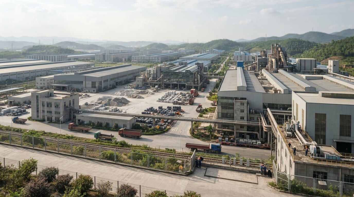 Where Building Materials Are Made in China: A Map of the Main Production Clusters
